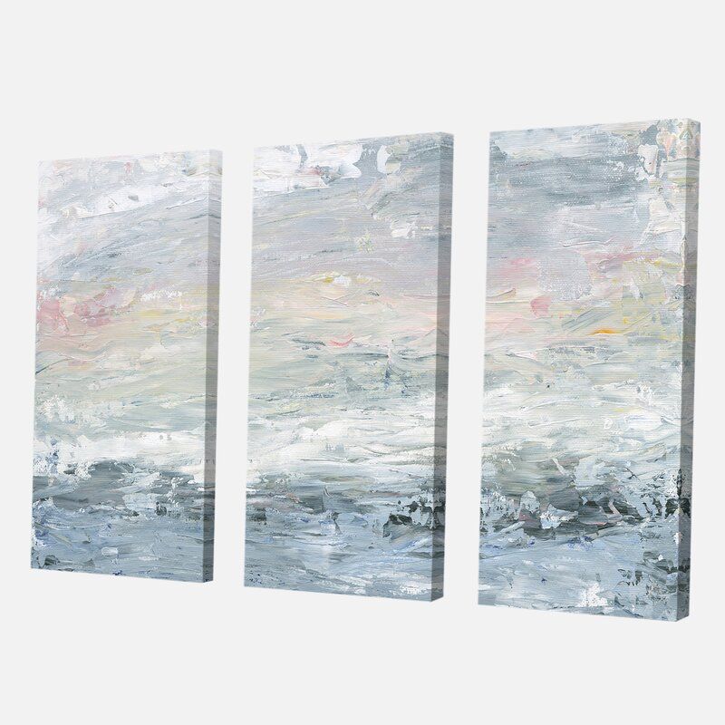 Gray Abstract Watercolor Painting Multi Piece3 thumbnail 2