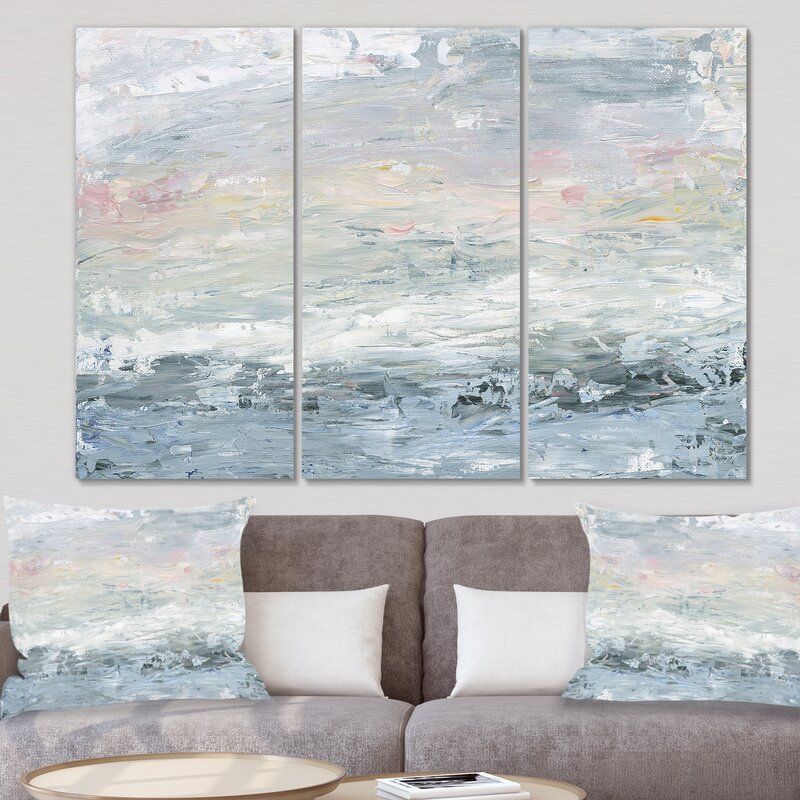 Gray Abstract Watercolor Painting Multi Piece3 thumbnail 3