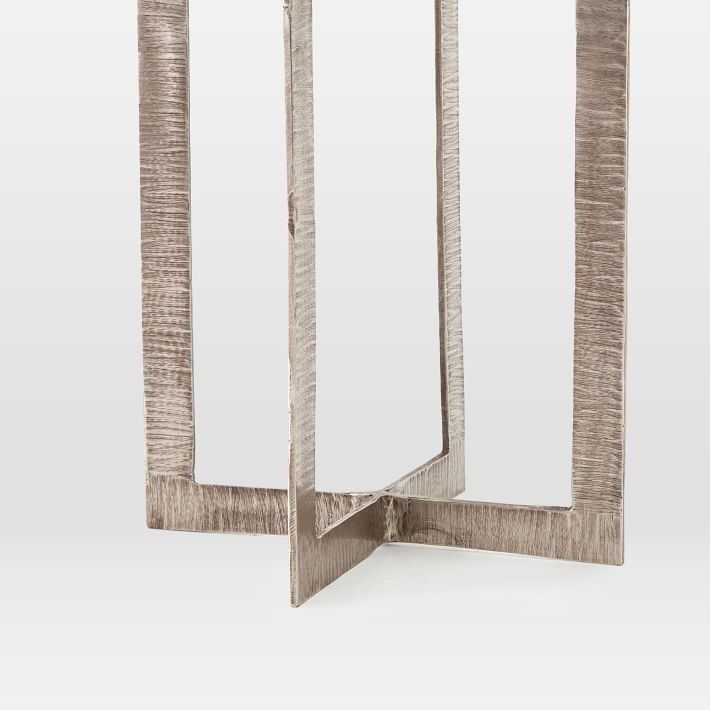 Marble Topped Crossbase Side Table thumbnail 4