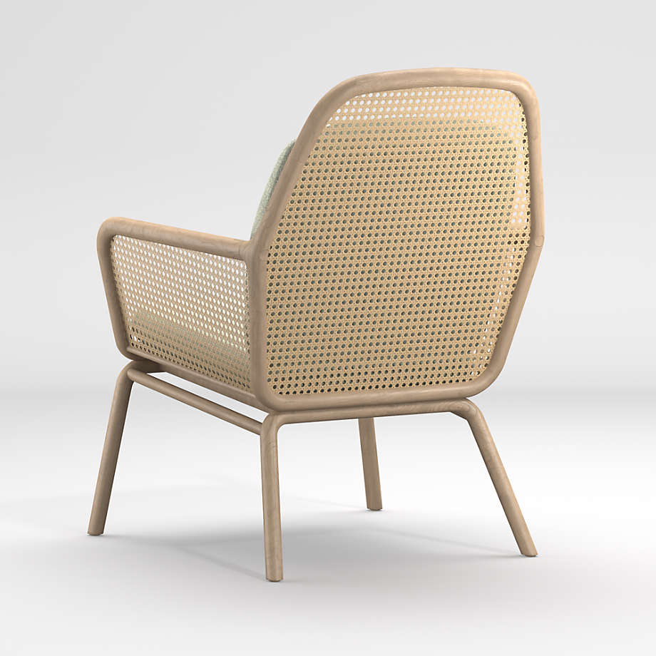 Verne Rattan Chair with Cushion thumbnail 2