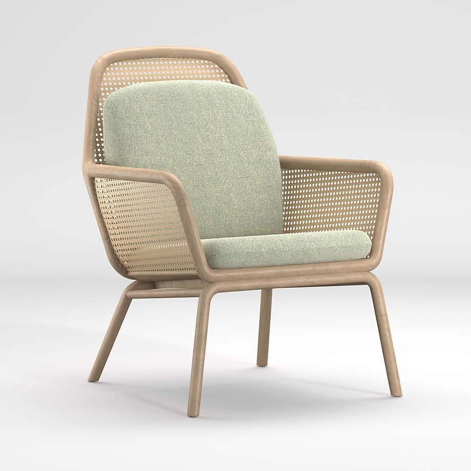 Verne Rattan Chair with Cushion thumbnail 3