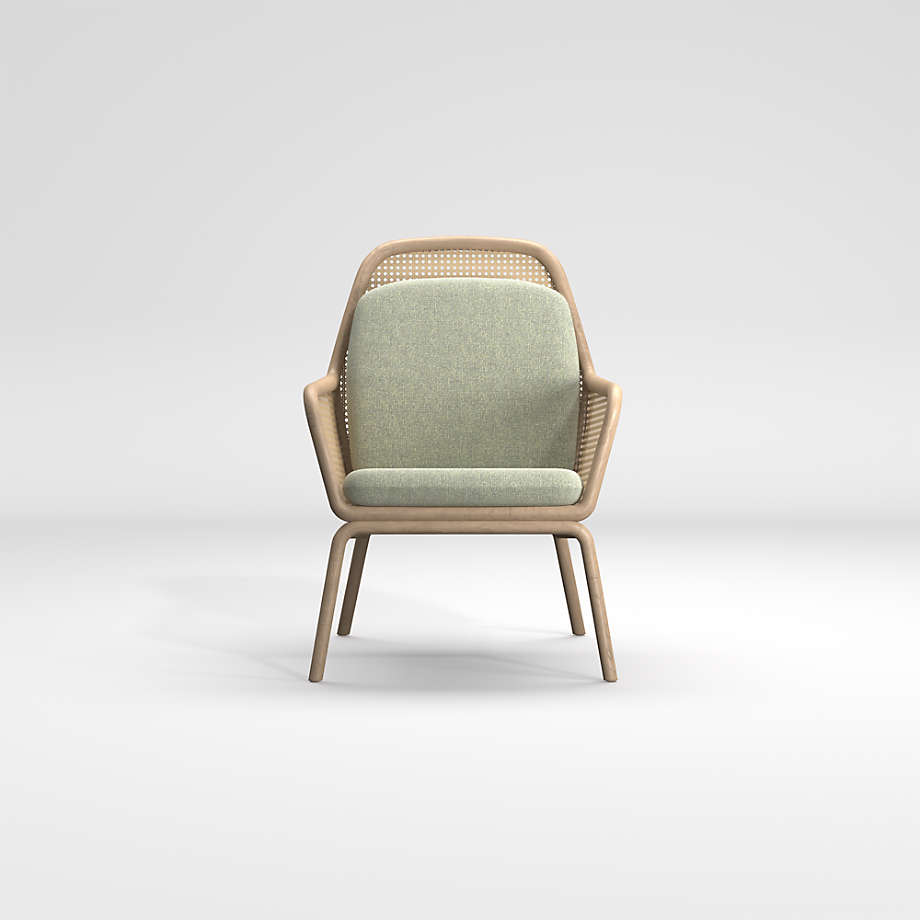 Verne Rattan Chair with Cushion thumbnail 5