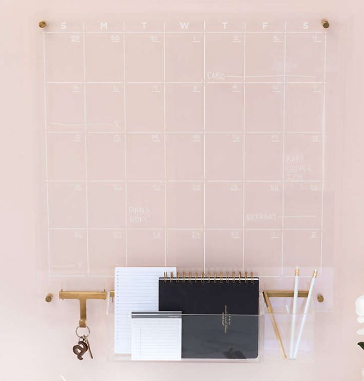 Russell Hazel Acrylic Monthly Dry Erase Calendar thumbnail 2