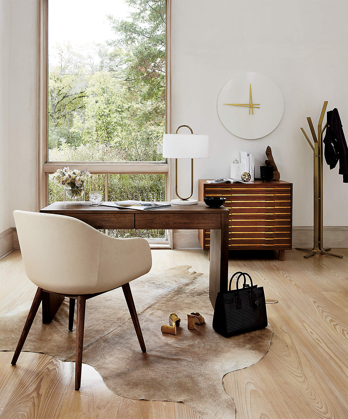 RUNWAY ACACIA WOOD DESK thumbnail 2