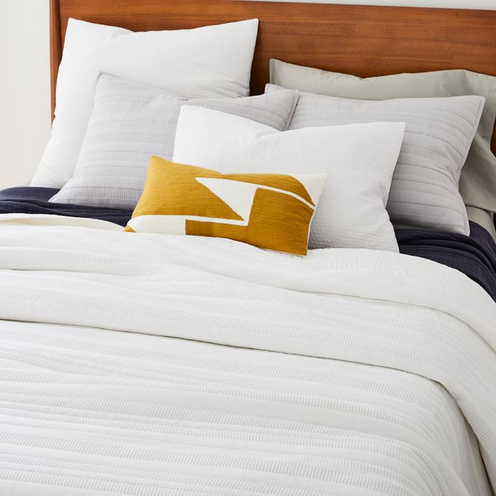 Dobby Ladder Stripe Coverlet King thumbnail 2