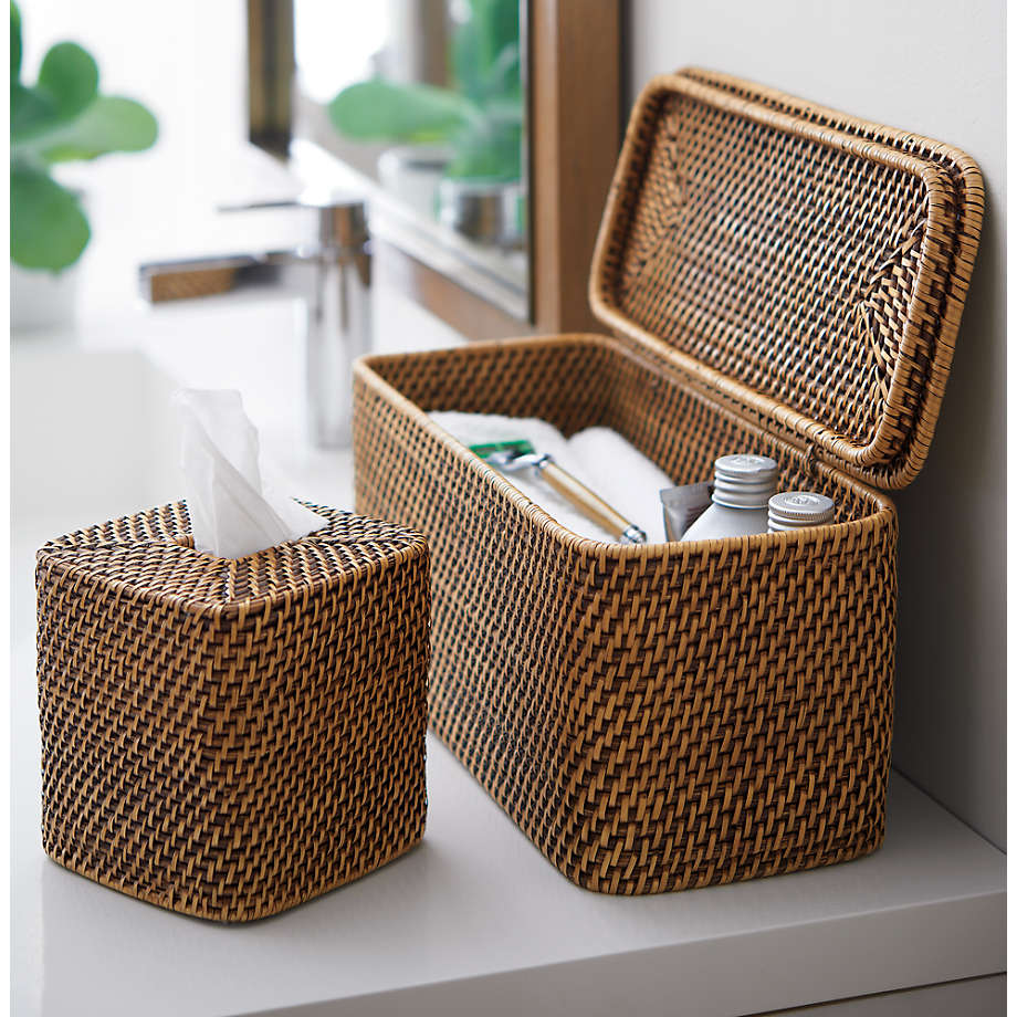 Sedona Honey Square Tissue Box Cover thumbnail 3