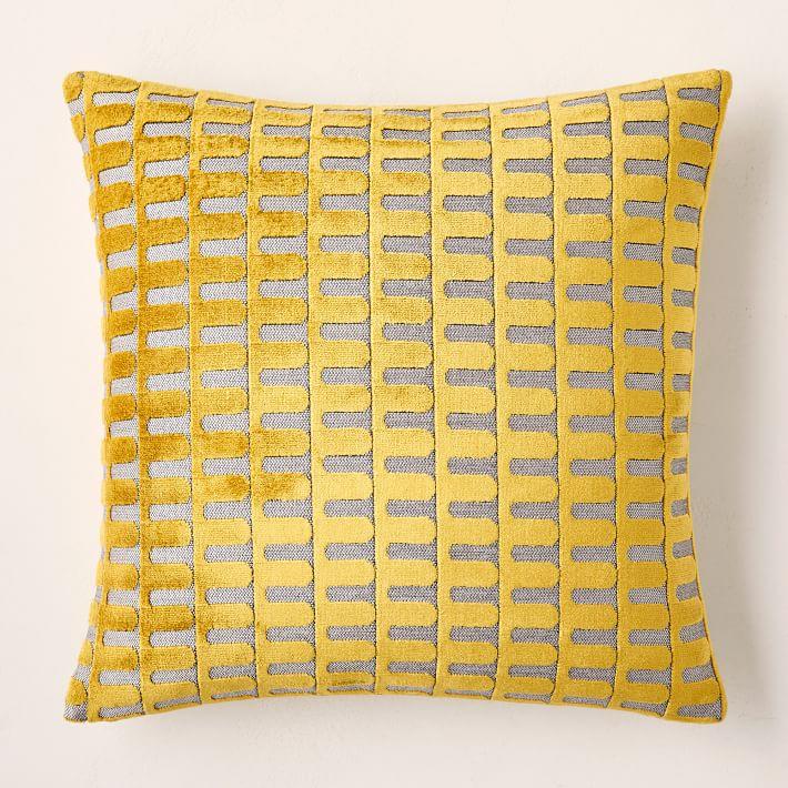 Cut Velvet Archways Pillow Covers No Insert-18"X18" thumbnail 5