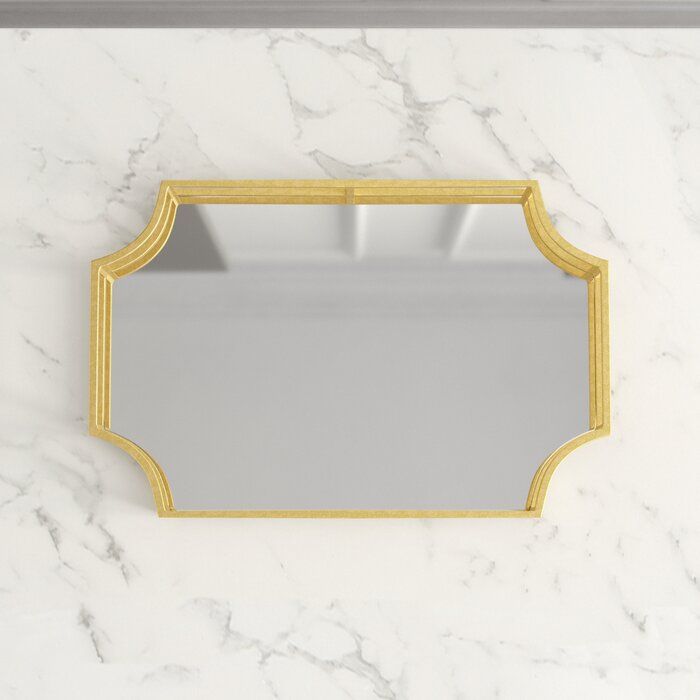 Aayush Metal Mirrored Ornate Scalloped Decorative Vanity Tray thumbnail 2