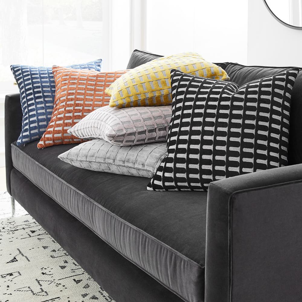 Cut Velvet Archways Pillow Covers no insert thumbnail 2