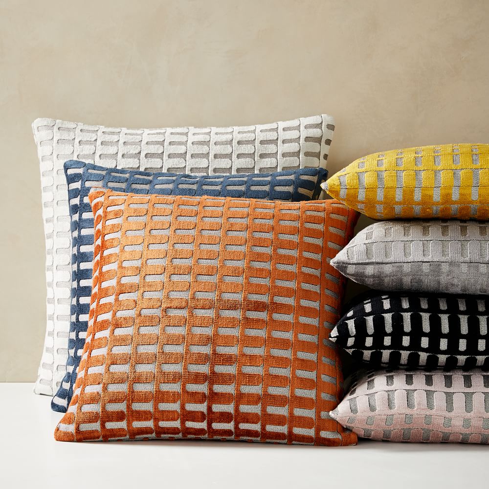 Cut Velvet Archways Pillow Covers no insert thumbnail 3