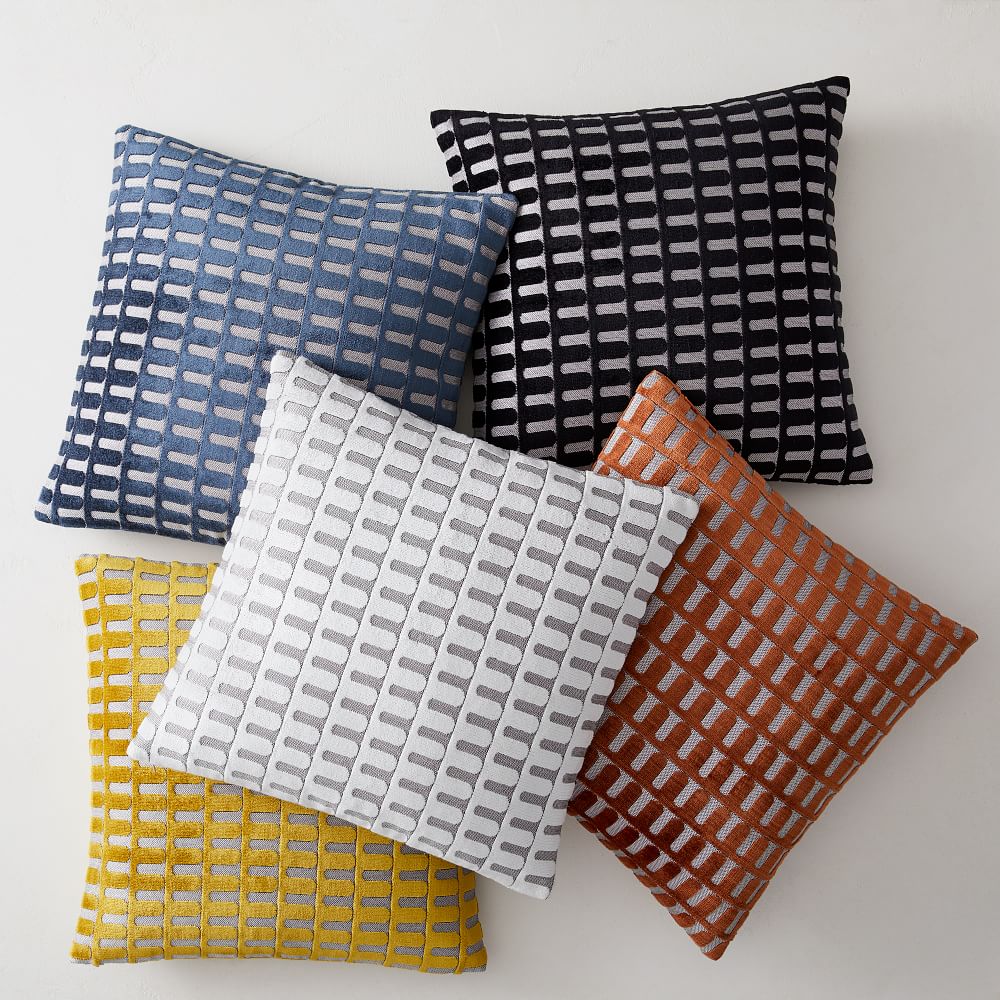 Cut Velvet Archways Pillow Covers no insert thumbnail 4
