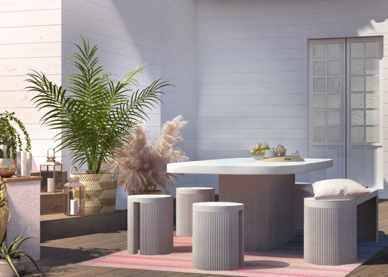 WAVE CONCRETE STOOL thumbnail 7