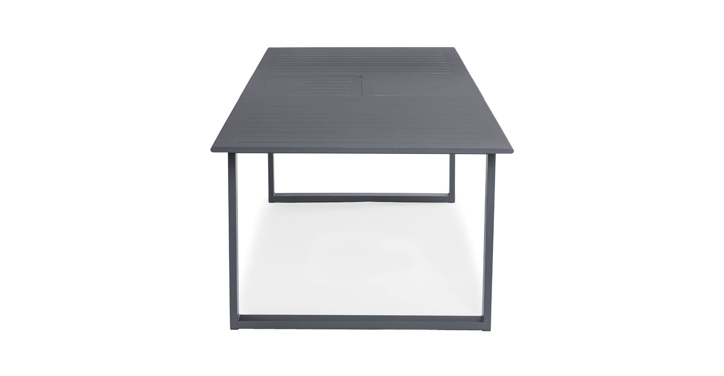 Ofer Dark Gray Table, Extendable thumbnail 4