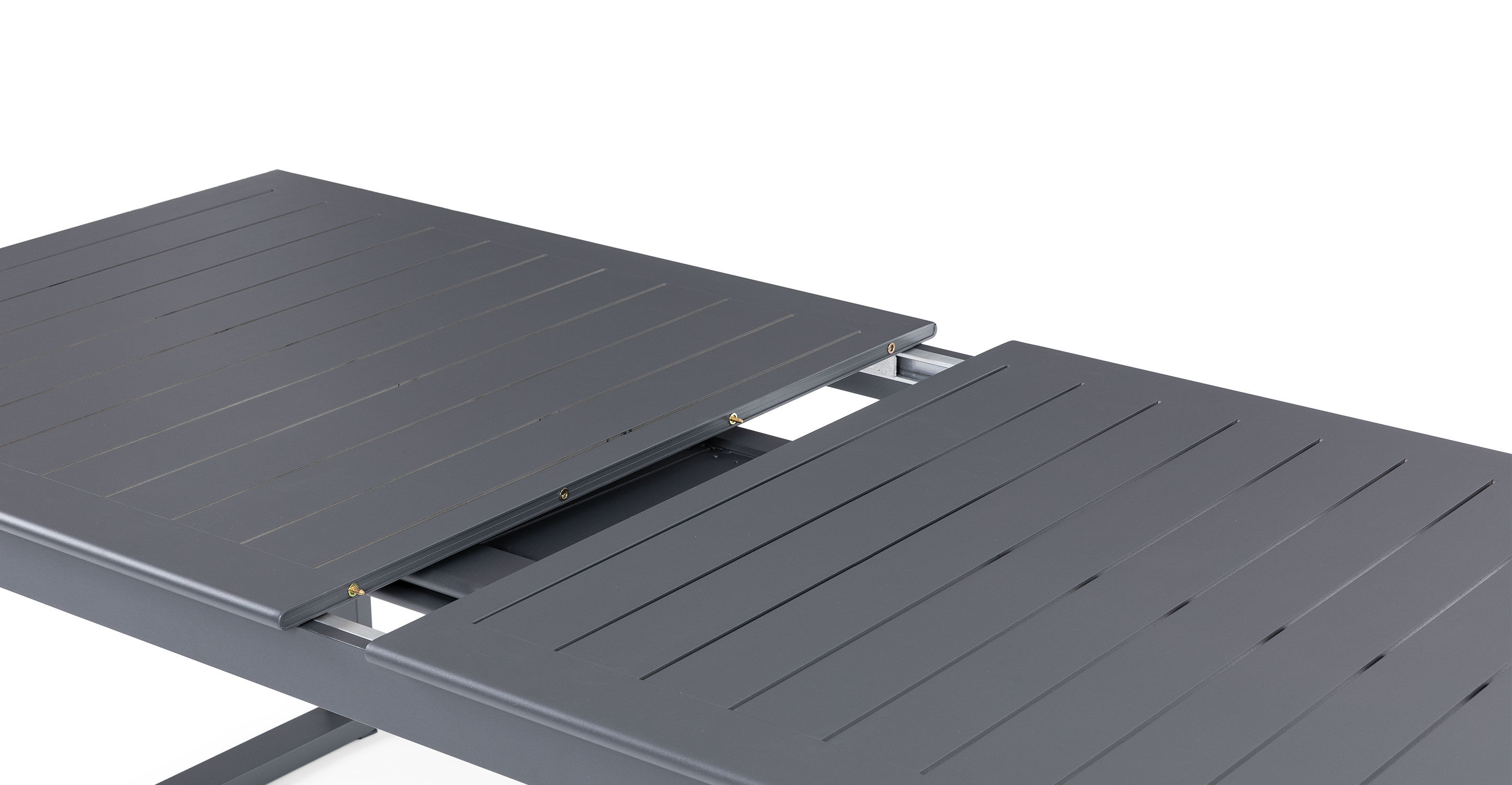 Ofer Dark Gray Table, Extendable thumbnail 7