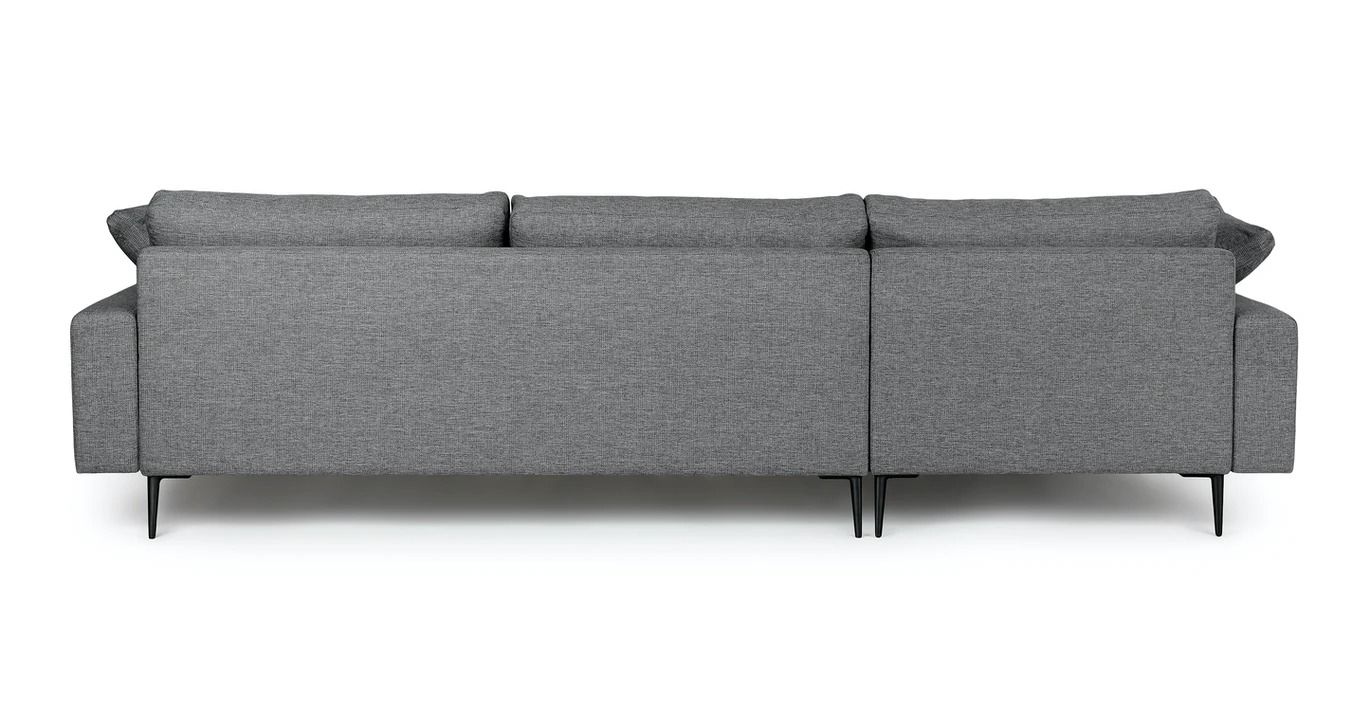 Nova Gravel Gray Reversible Sectional thumbnail 5