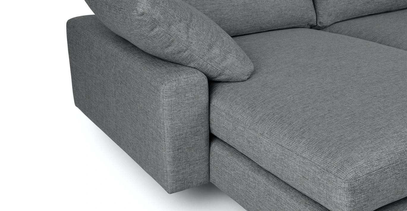 Nova Gravel Gray Reversible Sectional thumbnail 6