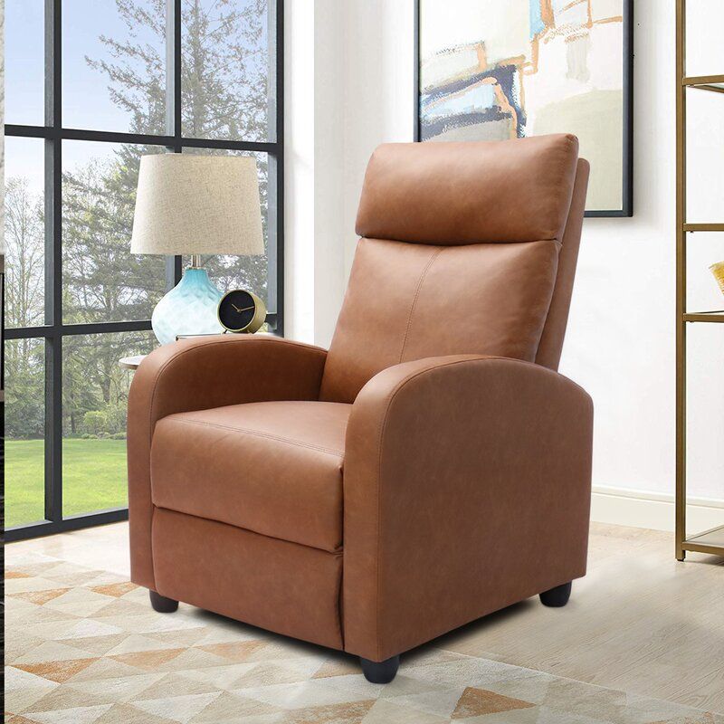 Sykora Faux Leather Manual Recliner thumbnail 2
