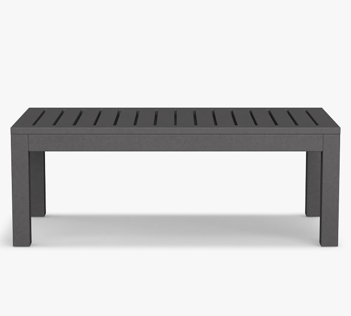 Indio Metal Rectangular Outdoor Coffee Table (43") thumbnail 3