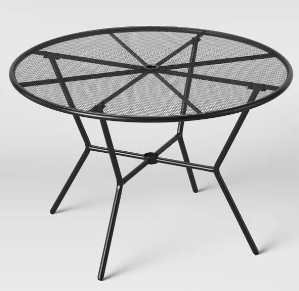 Bangor 4 Person Round Patio Dining Table thumbnail 2