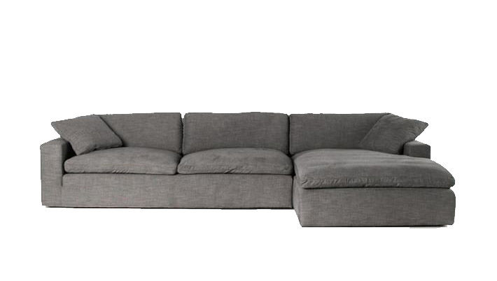Milo Upholstered Left Arm Sofa with Chaise Sectional thumbnail 2
