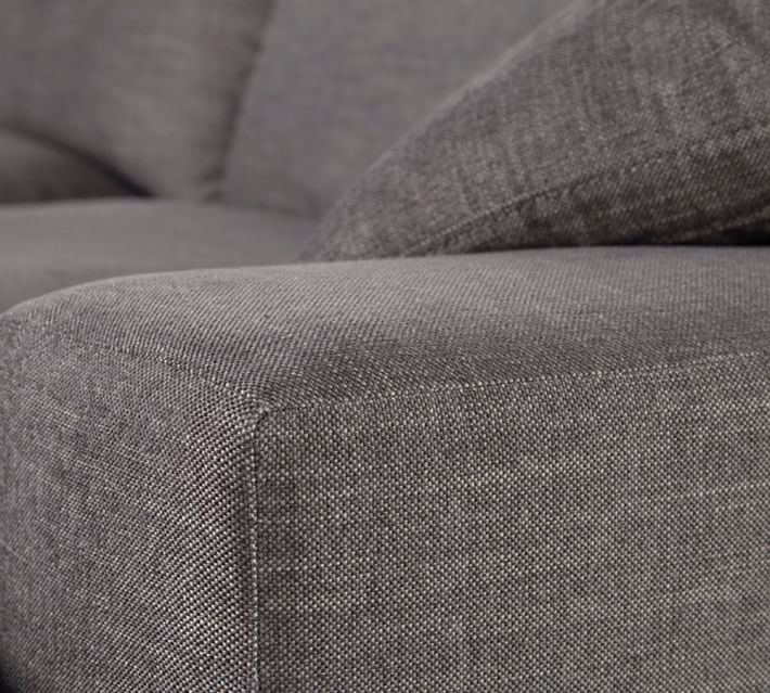 Milo Upholstered Left Arm Sofa with Chaise Sectional thumbnail 4