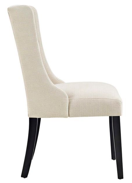 Troban Fabric Dining Chair - Cream thumbnail 2