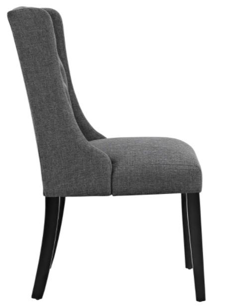 Troban Fabric Dining Chair - Charcoal thumbnail 4