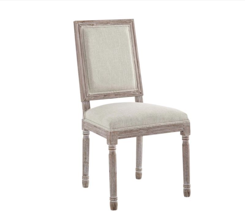 Rout Vintage Upholstered Dining Chair - Beige thumbnail 3