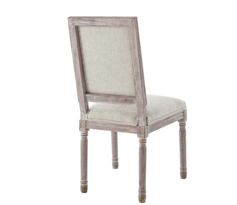 Rout Vintage Upholstered Dining Chair - Beige thumbnail 4