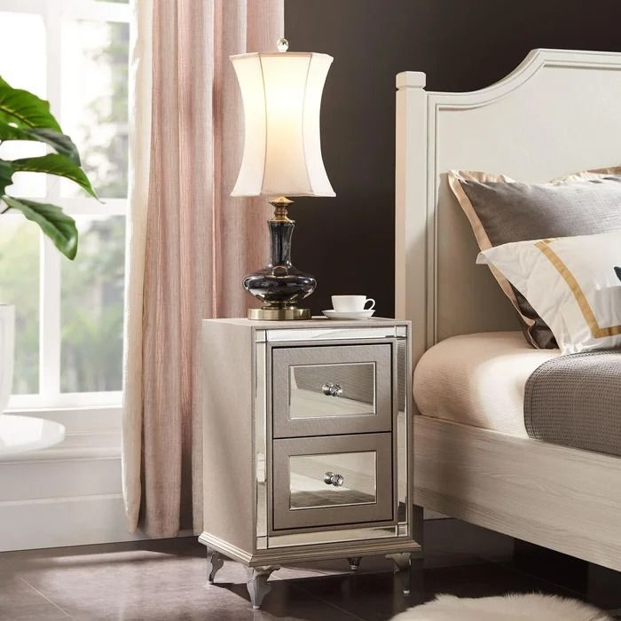 Billington Two Drawer Nightstand thumbnail 2