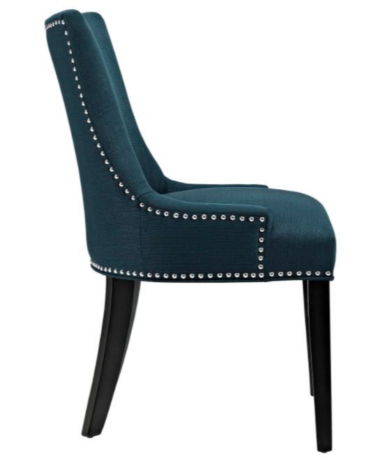 Aruis Fabric Dining Chair - Azure thumbnail 2