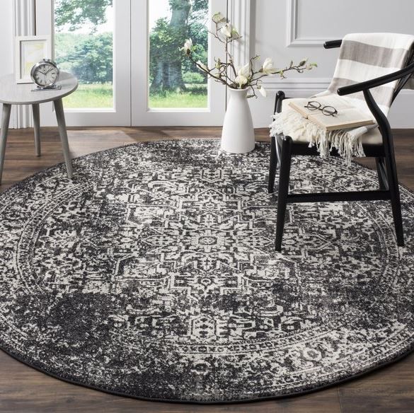 EvokeEvk 256 Area Rug-6'5'x6'5" thumbnail 2