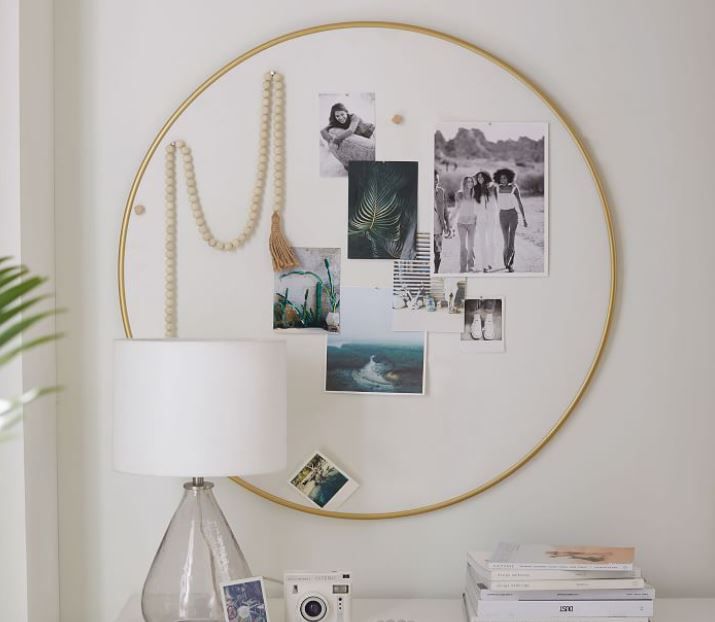 Metal Framed Round Pinboard (36") thumbnail 2