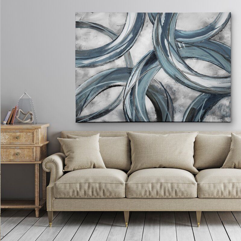 Ring Around Graphic Print on Wrapped Canvas thumbnail 3