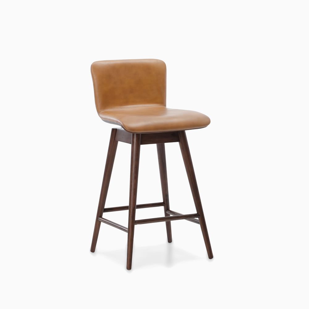 Boulder Leather Swivel Counter Stool thumbnail 5