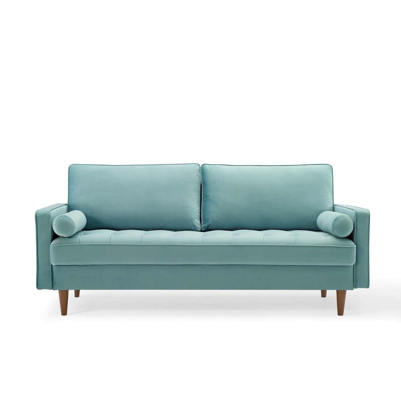 Alvour Performance Velvet Sofa - Mint thumbnail 3