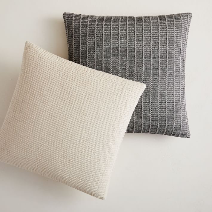 Ladder Stripe Pillow Cover natural no insert thumbnail 2