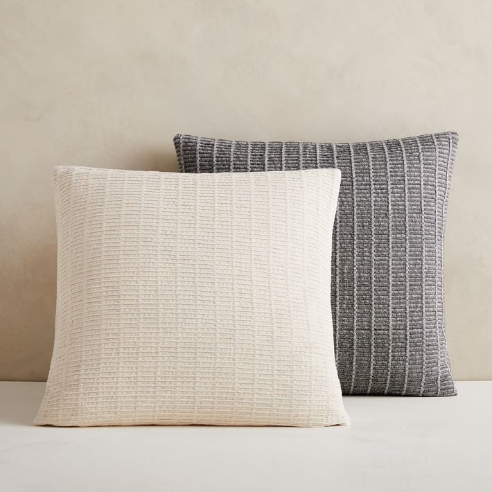 Ladder Stripe Pillow Cover natural no insert thumbnail 3