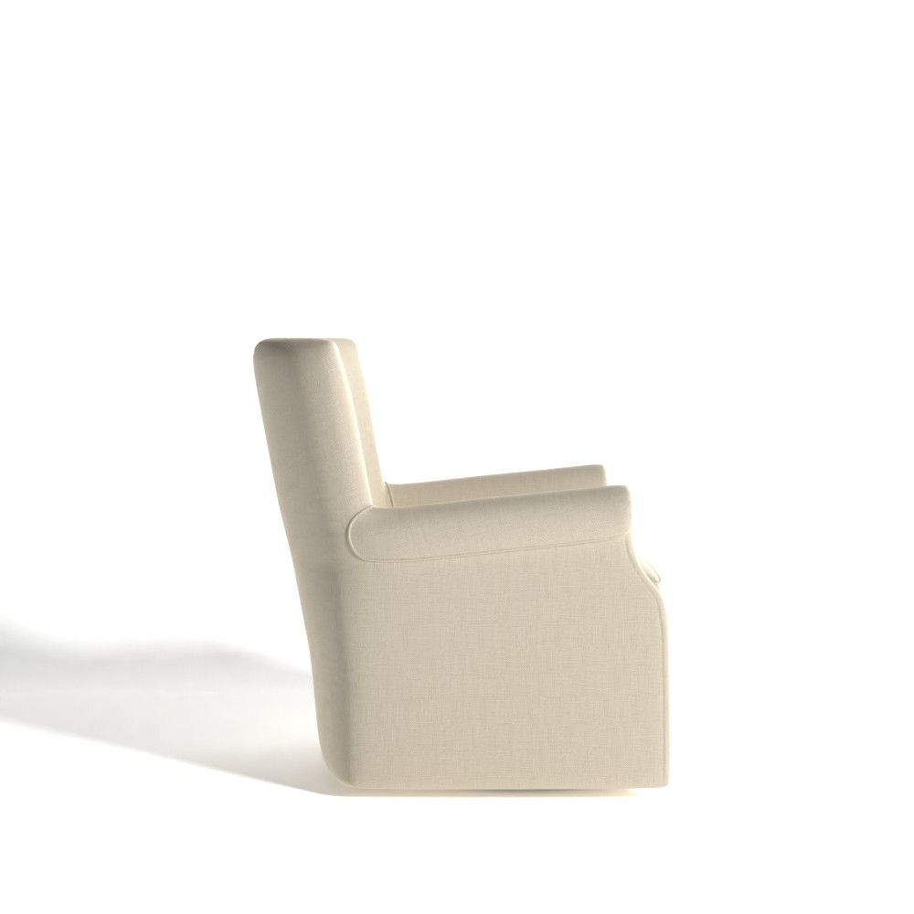 Minna Upholstered Swivel Armchair thumbnail 2