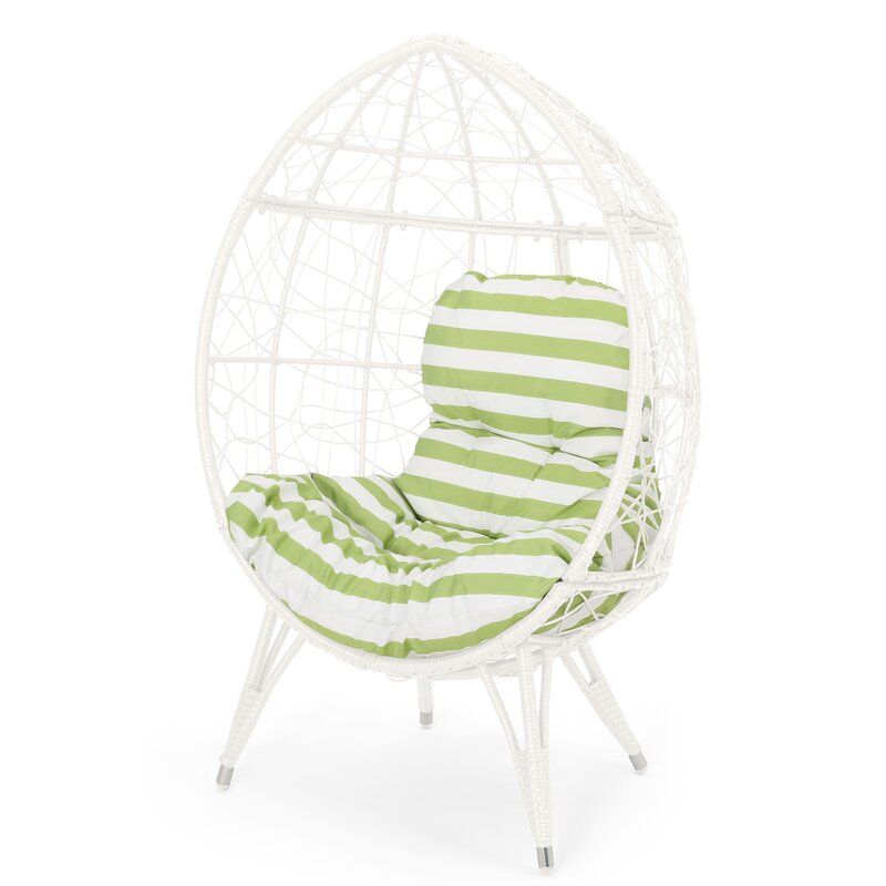 Mabel Wicker Teardrop Swing Chair thumbnail 4