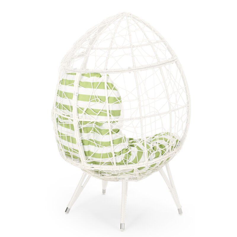 Mabel Wicker Teardrop Swing Chair thumbnail 5