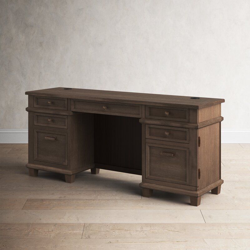 Fraga Solid Wood Credenza Desk thumbnail 8
