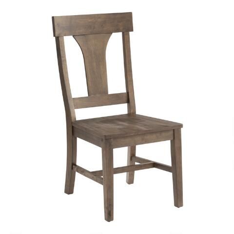 Rustic Wood Brinley Dining Chairs  thumbnail 2