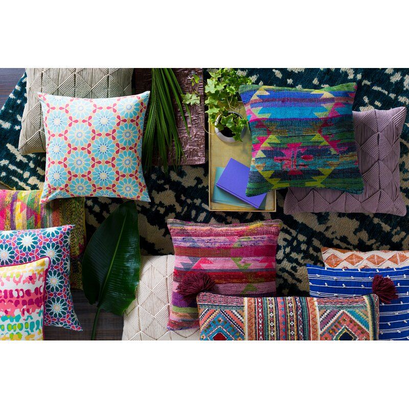 Camryn Cotton Lumbar Pillow No Insert-30"x12" thumbnail 3