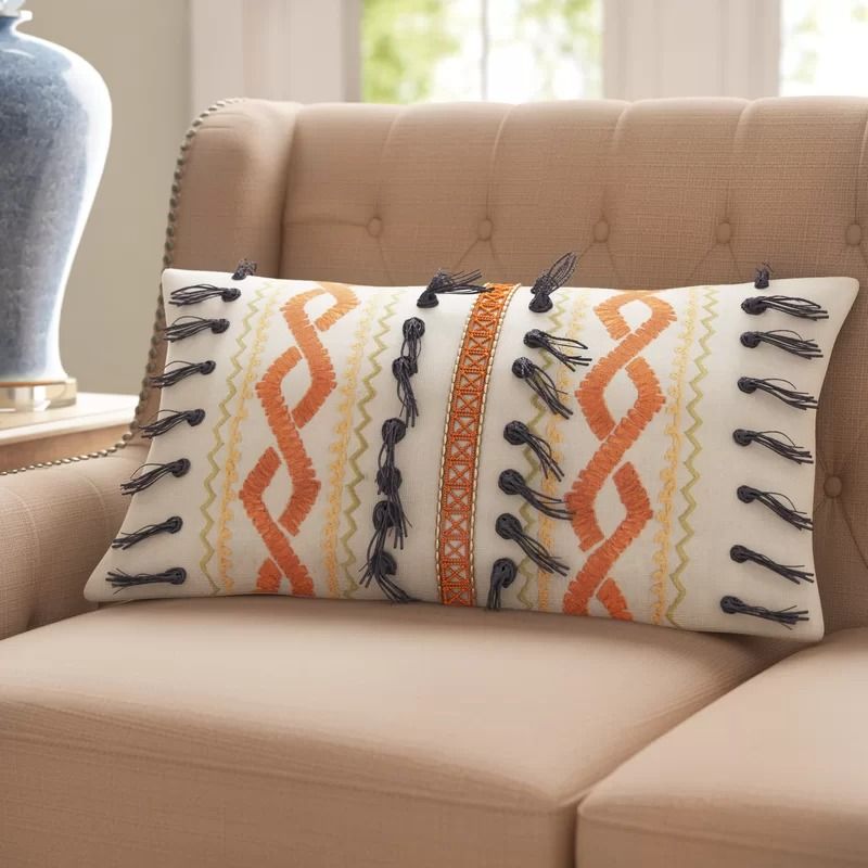Virgie Rectangular Cotton Pillow Cover and Insert thumbnail 2