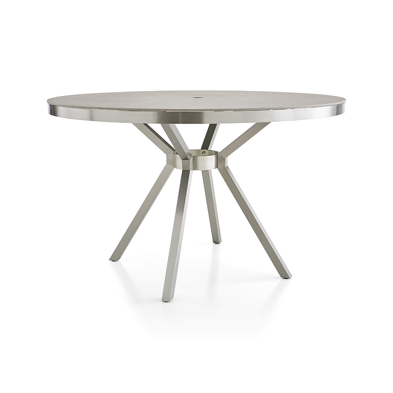 Dune Round Dining Table with Pebbled Glass thumbnail 5