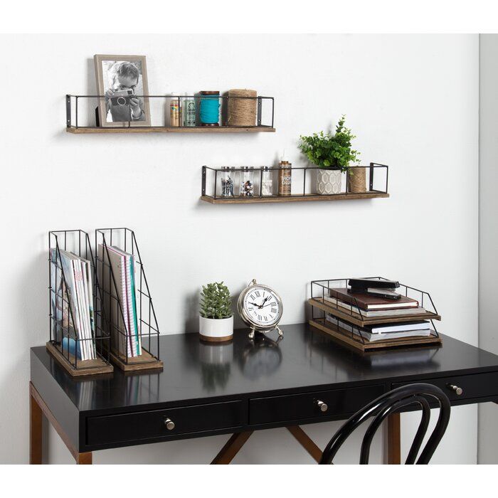 Mccaslin Wood And Metal File Organizer thumbnail 5