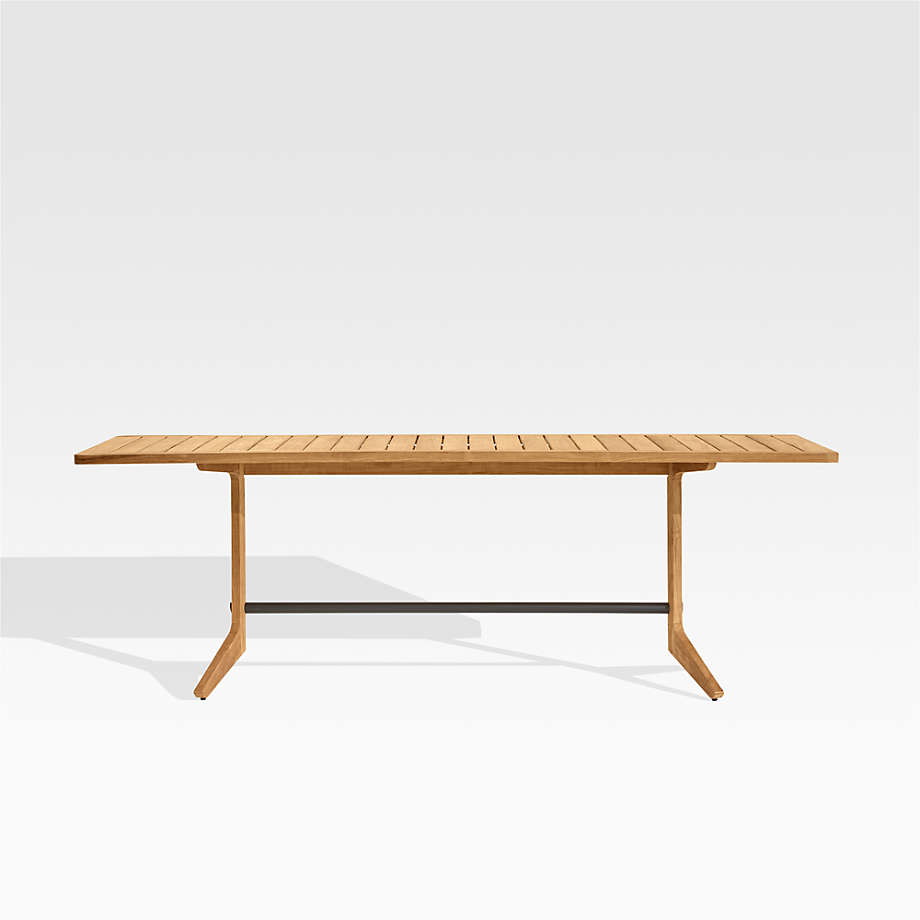Kinney Teak Outdoor Dining Table thumbnail 3