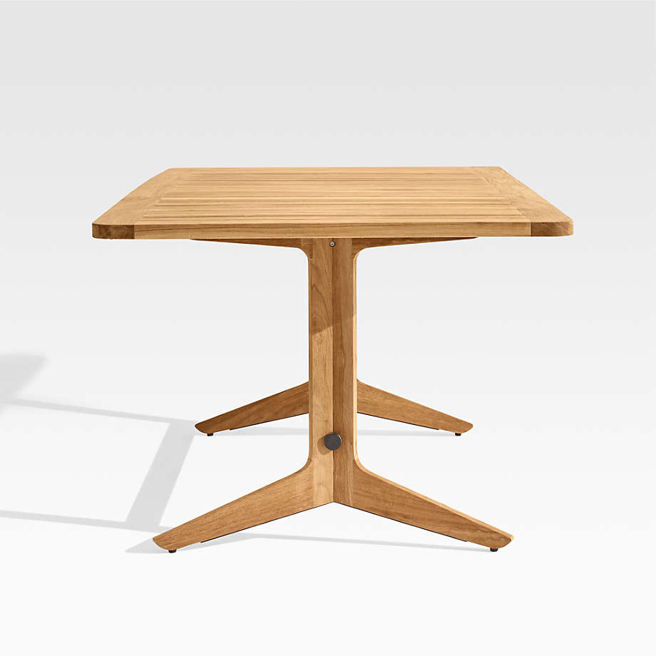 Kinney Teak Outdoor Dining Table thumbnail 4