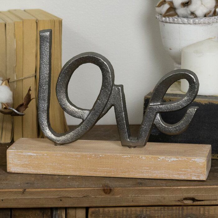 Veasley Metal Decor Love thumbnail 2